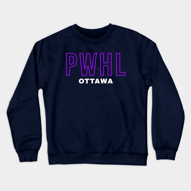 pwhl ottawa Crewneck Sweatshirt by Crocodile Store